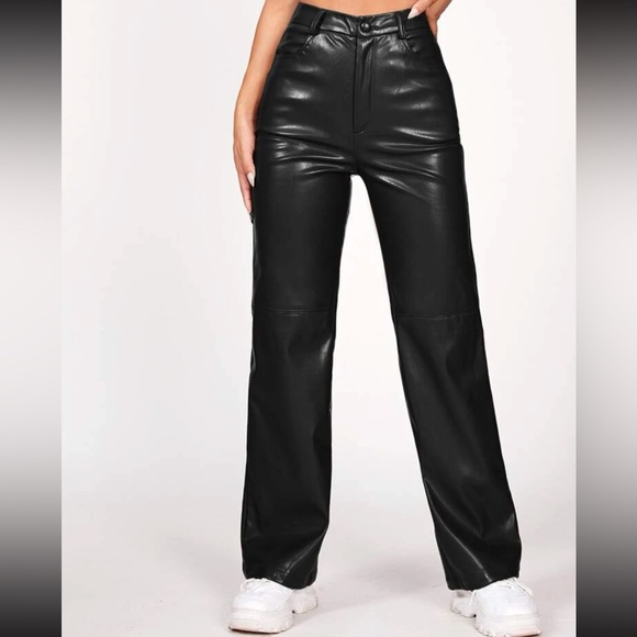 black leather pants never worn - Picture 1 of 2